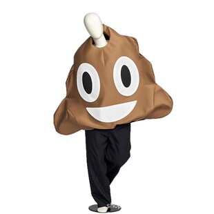 Halloweenparent funny poop costume万圣节亲子搞笑便服 child