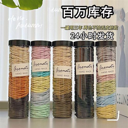 50/100pcs Black Hair Bands for Women Girls Hairband High