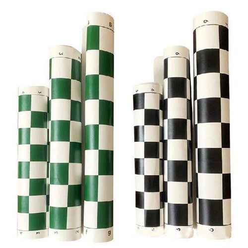 1PC Chess Soft Chessboard Leather Cloth Chessboard Foldable