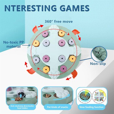 Pet Dog Puzzle Toys Slow Feeder Dog toys interactive interes