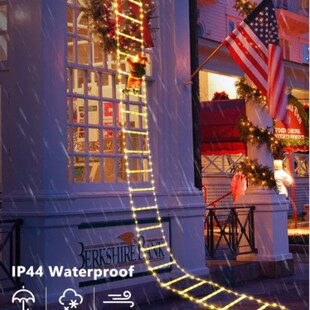 Decoration Ladder 1.5 Christmas Claus Climbing Santa LED