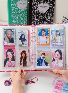 Kpop Photocard Binder A5 Album 6 Ring Card Protectors holder