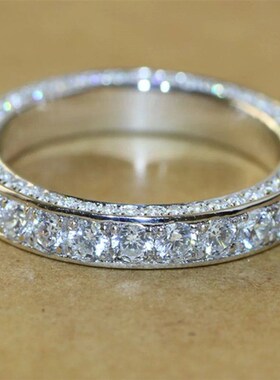 Huitan Simple Women Wedding Party Finger Rings Dazzling Cubi