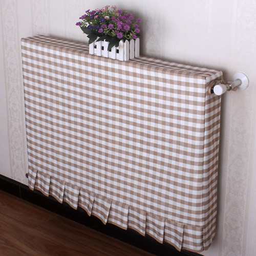 暖气片罩布艺暖气罩盖布暖气片防尘罩防熏黑罩防尘成品全包定制