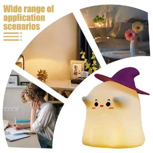 Ghost Nightlight Brightness Adjustable LED Desk Lamp