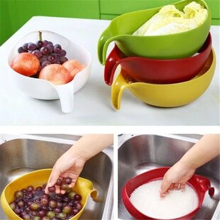 Rice Washer Quinoa Strainer Cleaning Veggie Fruit Kitchen To