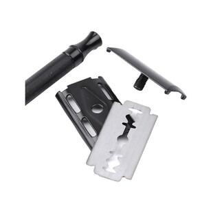 Classic Men Shaver Adjustable Safety Razor Double Edge Stain