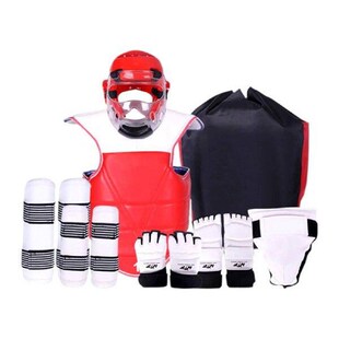 8x Taekwondo Sparring Gear Padded Boxing Body Protector for