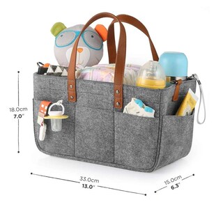 Baby Diaper Organizer Portable Holder Bag for Changing Table