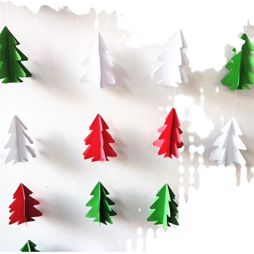 3d Three-dimensional Mini 3-layer Small Christmas Tree Paper