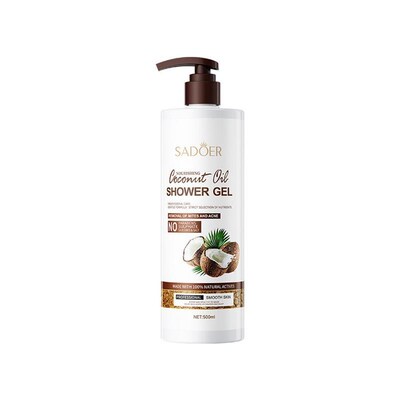 coconut oil shower gel body wash 椰子油沐浴露洗澡 500ml