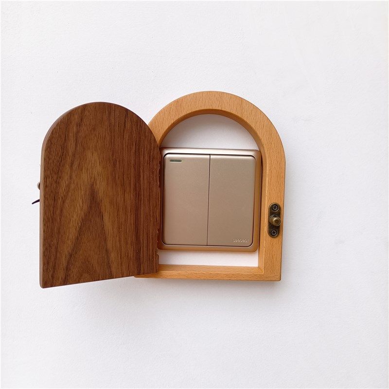 开关装饰墙贴保护墙面插座洞口遮挡装饰美化开关边框可爱风