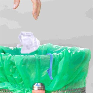 50 Pcs Car Trash Can Garbage Clip Waste Basket Clips Bin