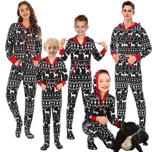 Union print winter print home clothes sleepwear