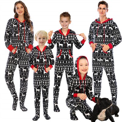 Union print winter print home clothes sleepwear