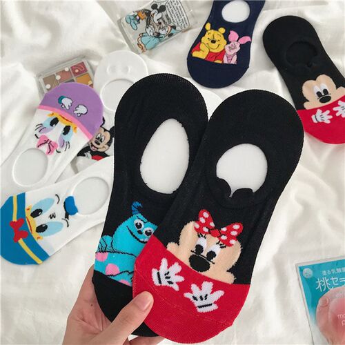 5 Pairs/Lot summer Casual Cute women Socks animal Cartoon Mo