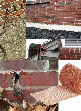 3/6m Pure Copper Soffit Mesh Anti-snail Rat Rodent Slug Snai