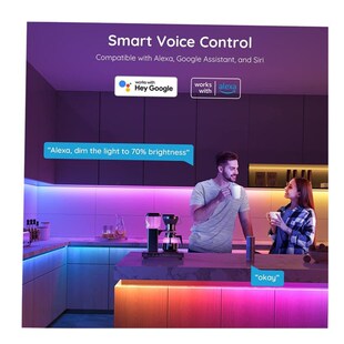 RGBIC Alexa Color with Home Compatible Strip LED Google