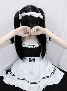 2024 6pcs Set Cute Maid Costume Cosplay Hand GameRed Wine Sw