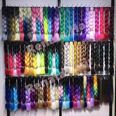 ombre braids xpression hair expression twist jumbo braid假发