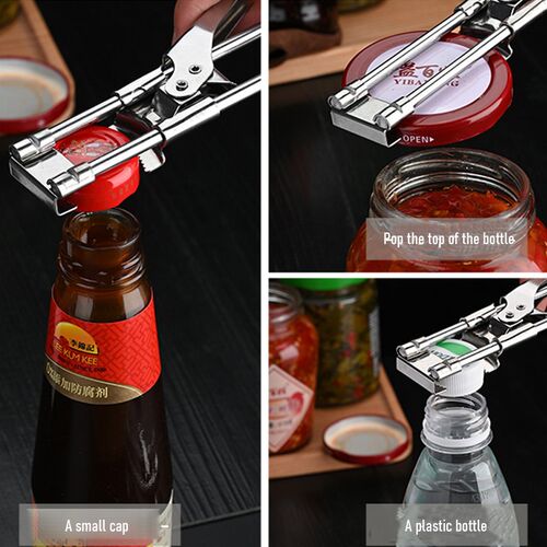 Stainless Steel Can Opener Portable Adjustable Kitchen Tools