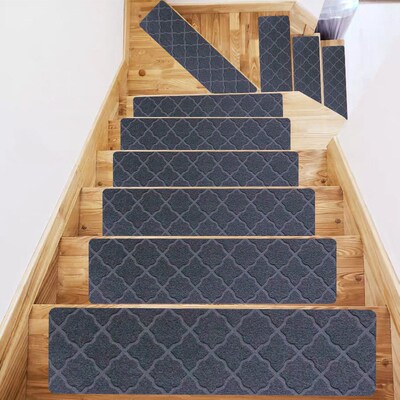 Adhesive Free Carpet Stair Treads  Staircase mat stair pads