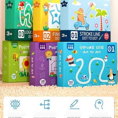 Children Montessori Toys Educational Math toys Drawing Table