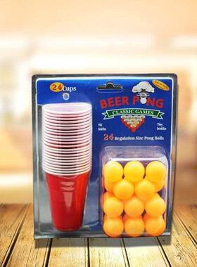 double blister 24 beer pong cup bar game game beer pong