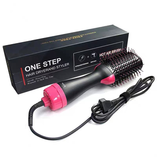 4in1 hair dryer brush curler straightener roller styler comb