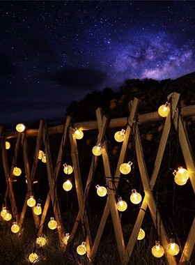 10M 50Led Solar Powered Bulbs Led String Lights for Outdoor
