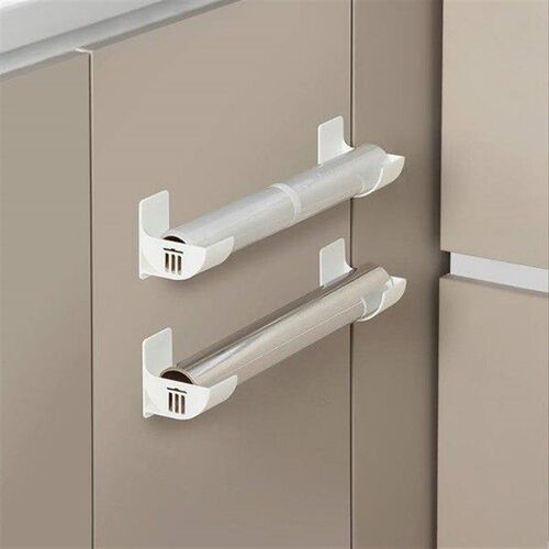 4pcs Kitchen Bath Wall Mount Plastic Poly Trash Waste Bag