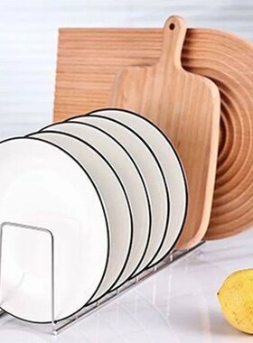 Stainless Steel Dish Draining Rack Multipurpose Silver Plate