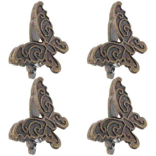 4 Pcs Butterfly Clip Journal Binder Clips Office Metal
