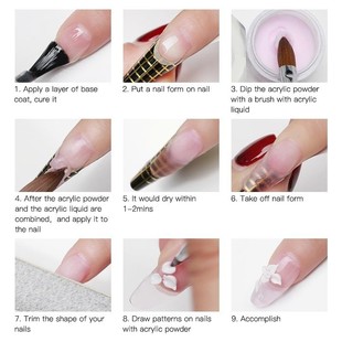 Acrylic Powder Nails Gel For Nail Polish Nail Art Decoration