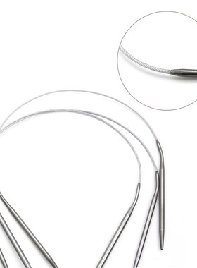 1.6-4.8mm Stainless Steel Circular Knitting Needles Crochet