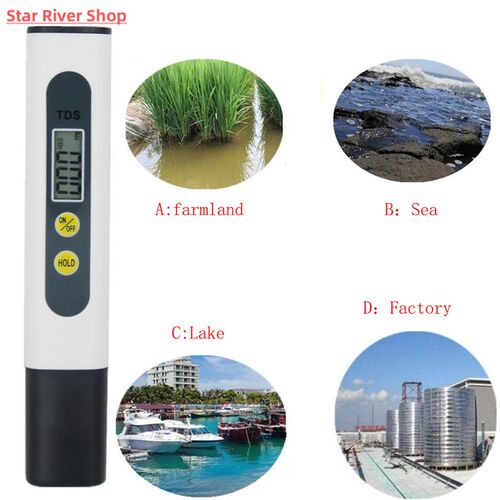 Digital PH TDS Meter Tester Temperature Pen Water Purity PPM