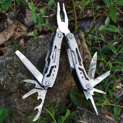 Stainless Steel Pliers Outdoor Knife Combination Folding Car