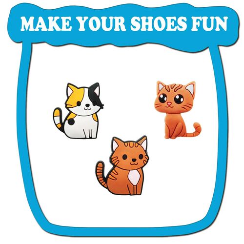 Shoe Charm For Croc Shoe Decoration 8Pc Cute Cat Premium Qua