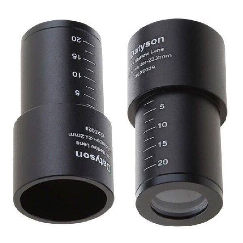 2X Barlow Lens Optical Glass Lens 2X Barlow Lens for 23.2mm