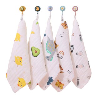 cotton baby face towel towe gauze pure layer Childrens six