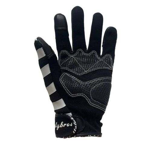 Protective gloves for motorcycle riding