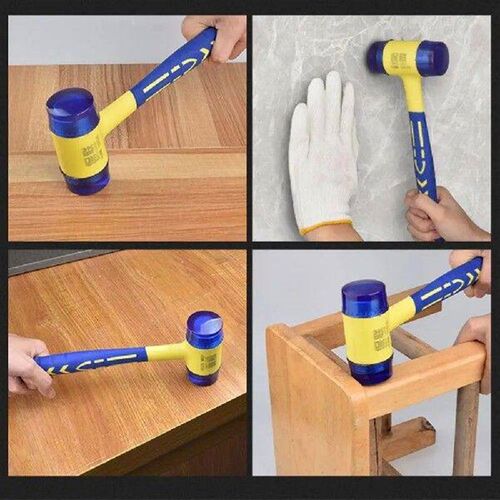 25/30/35/40/45mm Rubber Hammer Plastic Handle Hand Tools