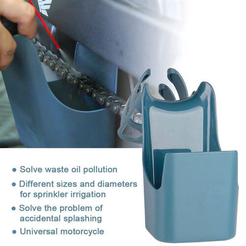 Motorcycle Bike Chain Oil Storage Tool Box Chain Cleaning Oi