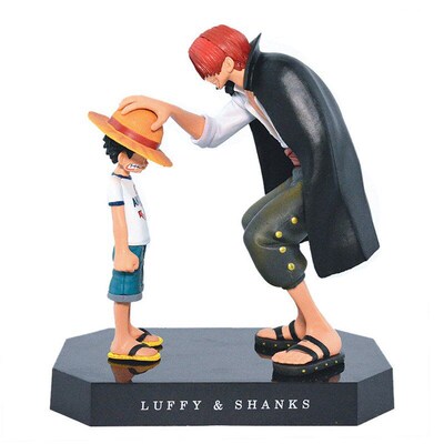 One Piece Luffy Shunks PVC Action Figures Toy 18cm One Piece