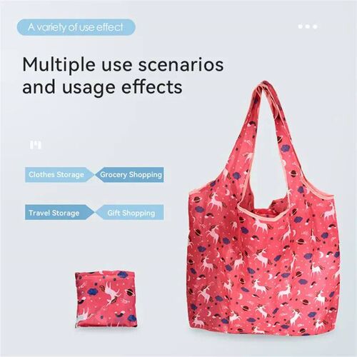 Fashion Printing Cabas Foldable Shopping Bags Environmental