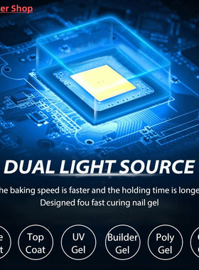 SUN X11 MAX LED UV Lamp Nail 66LEDs Gel Polish Curing Lamp W