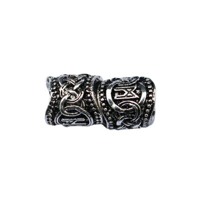 Viking Rune Beard Beads Set of 24