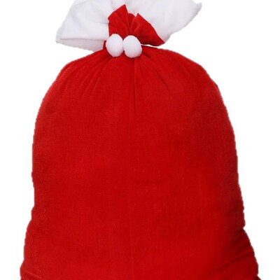 Santa Claus backpack large Christmas candy gift bag bags