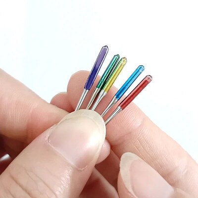 15/6/5Pcs Anti-Jumping Sewing Machine Needle Stretch Fabric