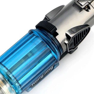 Windproof Trip Torch Jet Flame Refillable gas Cigarette